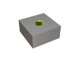 Flat cutting crown 100x100x48, StandardCut, M30 thread, X version for WEIMA America Inc. 