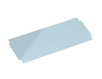 Flat screen plate, width 341, screen plate thickness t=2, perforation Ø8, ligament 4 for Wipa Werkzeug- und Maschinenbau GmbH 