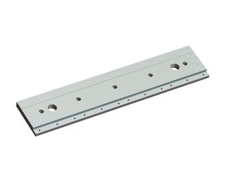 Garra de sujeción estator 2 1650x346x55, 5 perforaciones, 6x rosca M16 para Artech Recyclingtechnik GmbH 