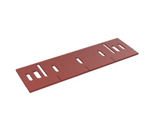 Gegenmesser 1560x475x20, Premium Line, 2 Langlöcher, 2x M16 Gewinde, Schneide 80°, Hardox für Artech Recyclingtechnik GmbH 