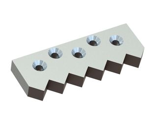 Gegenmesser mitte 390x140x45 Premium Line Ausführung 60, X-Variante für Weima Maschinenbau GmbH 