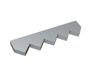 Gegenmesser mitte 410x97x29 Premium Line für Vecoplan 