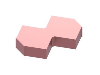 Gegenmesser mitte rechts 278x200x50 Hardox für Untha 