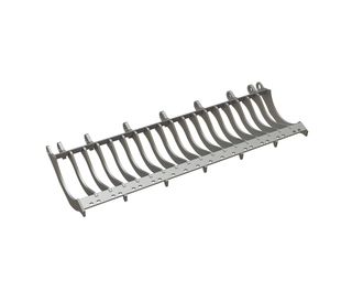 Griglia a falce 3180x1160x413.3 versione a falce 148, acciaio strutturale per Lindner Recyclingtech Lindner Jupiter