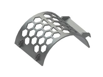 Griglia con larghezza 497, spessore t=10 per Lindner Recyclingtech 