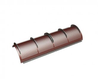 Griglia con larghezza set da 2 1678, spessore t=10 foratura Ø16, ponticello 6, Hardox per Eldan Recycling Eldan HR 162