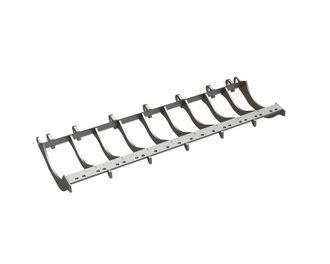 Grille faucille 3180x1160x413 version faucille 320, acier de construction pour Lindner Recyclingtech Lindner Jupiter