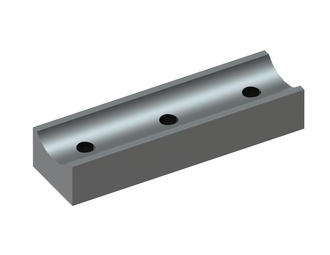 Groove knife 196x58x35 PremiumCut, 3xM16 threads, X version for Amni Maschinenbau GmbH 