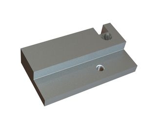 Halterung links 165x90x33, Langloch 20x25, schweißbar für Vecoplan Vecoplan VAZ 2000