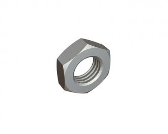 Hex nut M10x1, fine thread, DIN 439 / ISO 4035 for Hellweg Maschinenbau GmbH & Co. KG Eldan FG 952