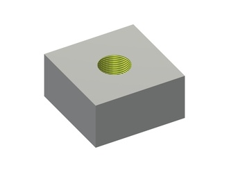 Indexable insert 60x60x30 StandardCut, M20 for Zeno Zerkleinerungsmaschinen 