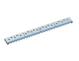 Jeu de contre-couteaux 8 pièces 1451x135x21, Hybrid Line, trous fraisés, qualité carbure = H4 pour Weima Maschinenbau GmbH 