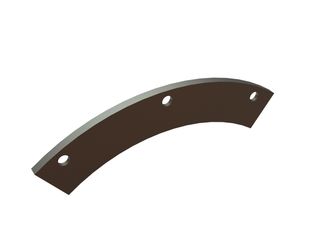 junta de estanqueidad de la carcasa Ø579x105x12 3 agujeros avellanados para Lindner Recyclingtech Lindner Antares 1600