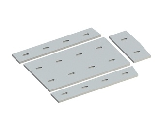 Kit de tôle de réparation en 4 parties bras de levier HNDE court pour Lindner Recyclingtech 