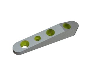 Kneading bar rotor disc 94x17x15 Eco Line, for use with Plastcompactor HV for Herbold Meckesheim GmbH 