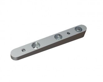 Knetleiste für Statorscheibe 187x24x22 Premium Line 3 Senkbohrungen, X-Variante für Herbold Meckesheim GmbH Herbold Plastkompaktor HV-70