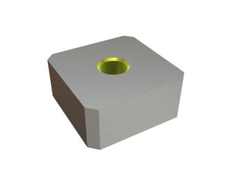 Knife 130x130x58 StandardCut, 1 hole, X version for WEIMA America Inc. 