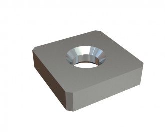 Knife 145x145x37 PremiumCut, countersunk on both sides, Y version for Lindner Recyclingtech Lindner Jupiter