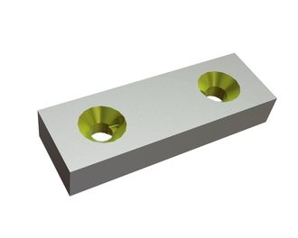 Knife 172x57x28 StandardCut, 2 double-sided countersinks, Y version for Lindner Recyclingtech Lindner Komet HP