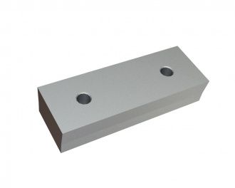 Knife 172x61x35, with clearance angle, Premium Line, 2x M16 thread, W version for Lindner Recyclingtech Lindner Komet HP