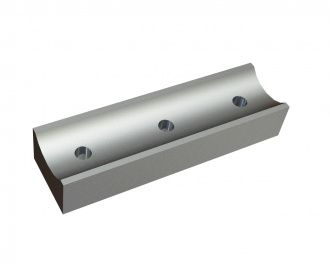 Knife 195x56x35 PremiumCut, 3x M14 thread, utility model protected for MeWa | Ehehalt | Andritz MeWa | THM Recycling Mewa UG 1608