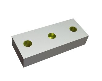 Knife 195x78x38 Eco Line, 1 center blind hole, 2 locating holes, X version for Artech Recyclingtechnik GmbH 