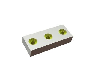 Knife 195x78x38, Eco Line, 3 countersunk holes, X version for Artech Recyclingtechnik GmbH 