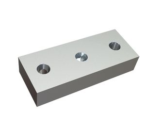 Knife 195x78x38 PremiumCut, 1 center blind hole, 2 locating holes, X version for Artech Recyclingtechnik GmbH 