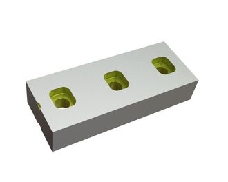 Knife 196x78x38, Eco Line, 3 holes with slotted counterbore, X version for Artech Recyclingtechnik GmbH 