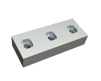 Knife 196x78x38, PremiumCut, 3 holes with single-sided slotted counterbore, X version for Amni Maschinenbau GmbH 