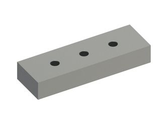Knife 197x64x32 PremiumCut, 3xØ14 holes, VY version 