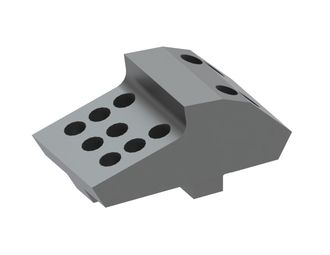 Knife 408x217x197 PremiumCut, 12 countersunk holes, W8 version 
