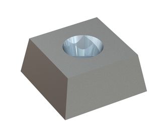 Knife 43x43x20 PremiumCut, pointed corners, Y version for Lindner Recyclingtech 