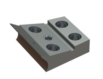 Knife holder 125x116x43 PremiumCut, B1 version for EREMA Engineering Recycling Maschinen und Anlagen 