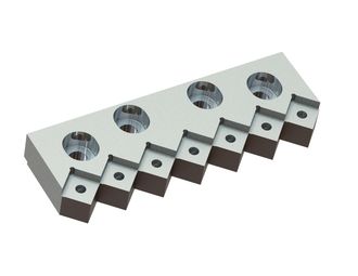 Knife holder middle 390x130x50 