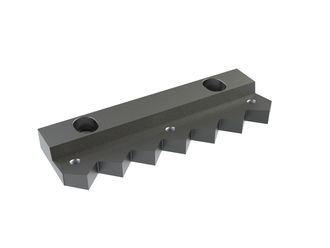 Knife holder middle 392x133x38 for Wagner Shredder 