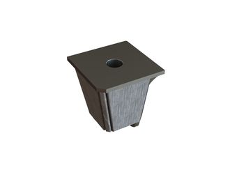 Knife holder rotor 121x110x110 hard-faced for Vecoplan LLC (Retech) Vecoplan VVZ 190 Taifun