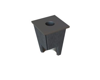 Knife holder rotor 85x60x60 hard-faced for Vecoplan LLC (Retech) Vecoplan VAZ 160/200