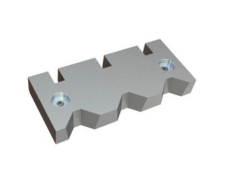 Knife holder Stator 412x180x55 for Vecoplan LLC (Retech) 