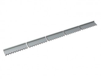 Knife pad stator 5-parts 1993x118x43/23 for Vecoplan LLC (Retech) Vecoplan VAZ 160/200
