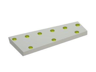 Lama a sinistra 325x134/84x25 Eco Line 9 foro svasato, il tagliente 1.5x90°/60° per HSM 