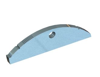 Lame de rotor 129x35x8 PremiumCut, Ø10 trou, acier inoxydable, non trempé 