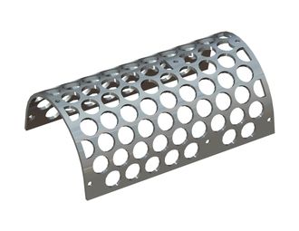 Lamiera vagliante destra, larghezza 877, WLK18J, spessore t=15, perforazione Ø74, legamento 16 per Weima Maschinenbau GmbH 
