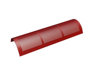 Lamiera vagliante in 3 parti, larghezza 2112, spessore t=10, perforazione Ø10, ligament 5, Hardox per Eldan Recycling 