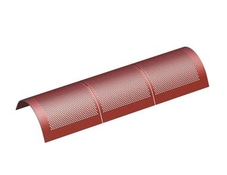 Lamiera vagliante in 3 parti, larghezza 2112, spessore t=10, perforazione Ø15, ligament 7, Hardox per Eldan Recycling 