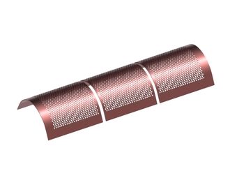 Lamiera vagliante in 3 parti, larghezza 2112, spessore t=10, perforazione Ø17, ligament 7, Hardox per Eldan Recycling Eldan MPR 200 HD