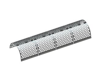 Lamiera vagliante in 4 pezzi, larghezza 2920, spessore t=15, perforazione Ø60, legamento 10, Hardox per Weima Maschinenbau GmbH 