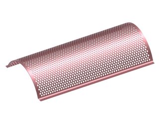 Lamiera vagliante larghezza 1046, spessore lamiera vagliante t = 5, foratura Ø6 legamento 4, Hardox per THM Recycling 
