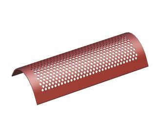 Lamiera vagliante, larghezza 1309, spessore t=10, perforazione rotonda Ø30, ligament 10, Hardox per Eldan Recycling 