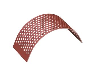Lamiera vagliante, larghezza 399, spessore t=10, perforazione Ø25, ligament 10, Hardox 